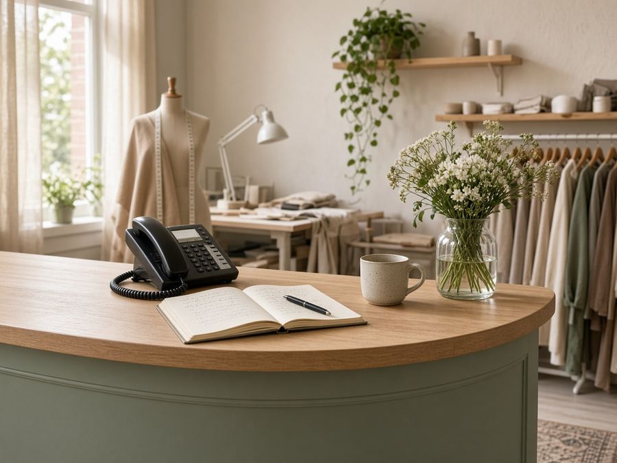 Contact desk at Atelier Dismospera in Tampere